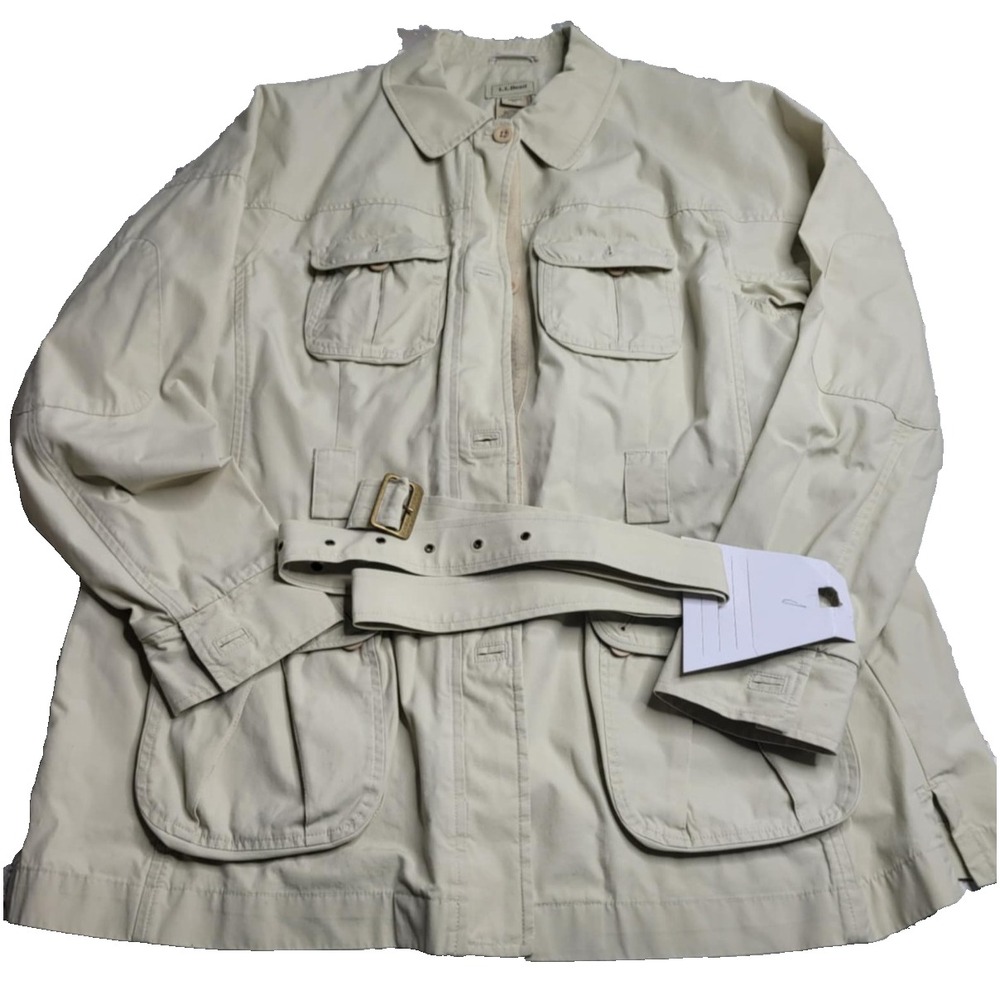 L.L. Bean Classic Utility Belt Women's XL Khaki Belted‎